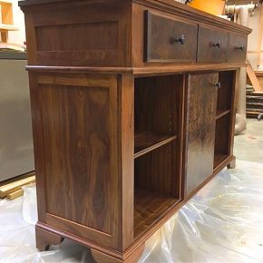 workshop-custom-wood-entertainment-center-almost-finished